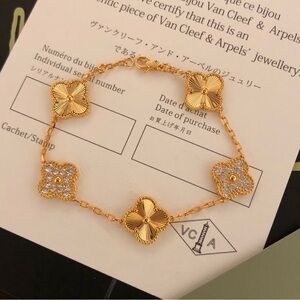 Van Cleef & Arpels four-leaf clover bracelet